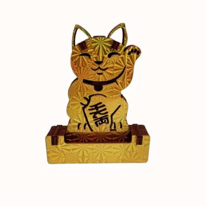 CASCADA GATO DE LA FORTUNA 12CM FIBROFACIL