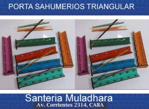 PORTA SAHUMERIO TRIANGULAR