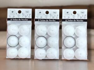 VELAS DE NOCHE X 6 UNIDADES COLGABLES ILUMINARTE