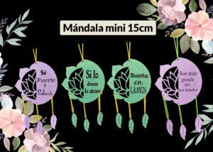 c1d3644f809dc841d80f740e79e08d04 (9) MANDALA MINI 15 CM MDF C/ PAPEL BRILLOSO