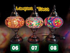 LAMPARA TURCA 30CM APROXIMADO