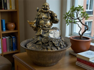 Fuente Buda Riqueza 25 cm