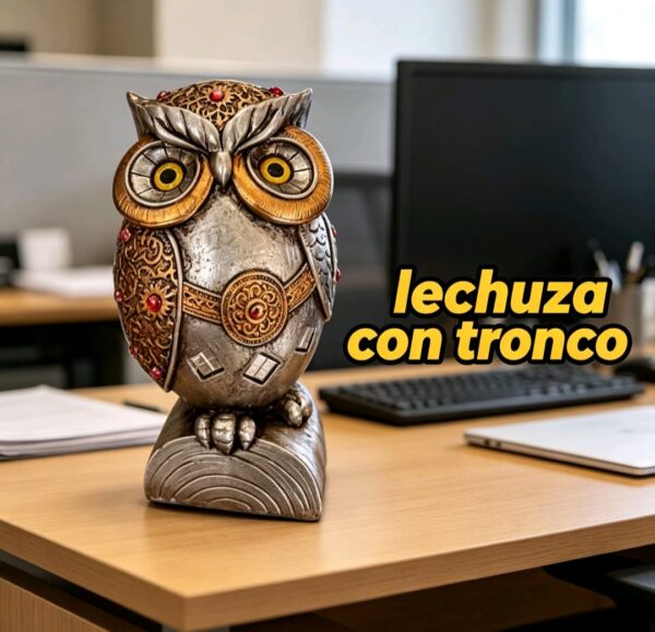 LECHUZA DECORADA 26cm