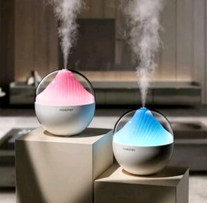 HUMIDIFICADOR VOCAN COLORES ROSA/CELESTE USB