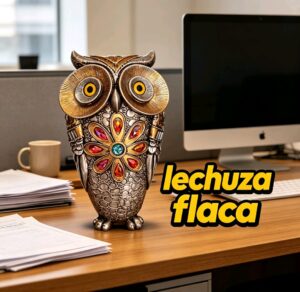LECHUZA DECORADA 26cm
