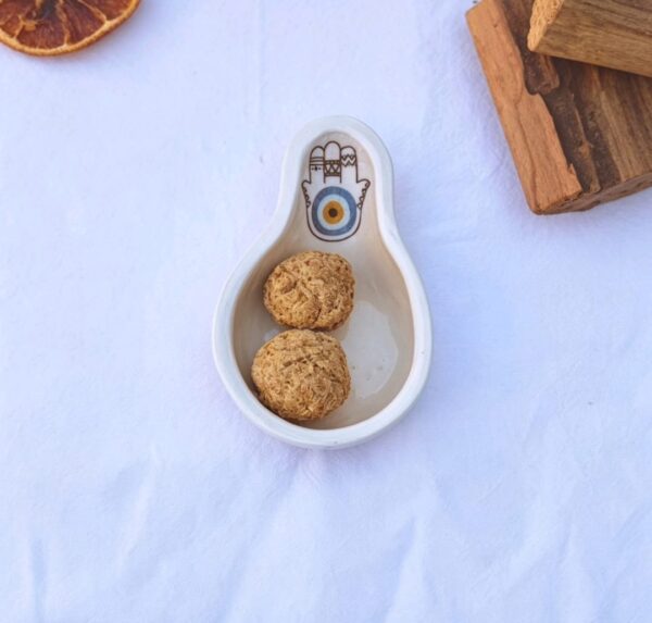 SAHUMADOR CRUDO ESMALTADO POR DENTRO 10X5CM