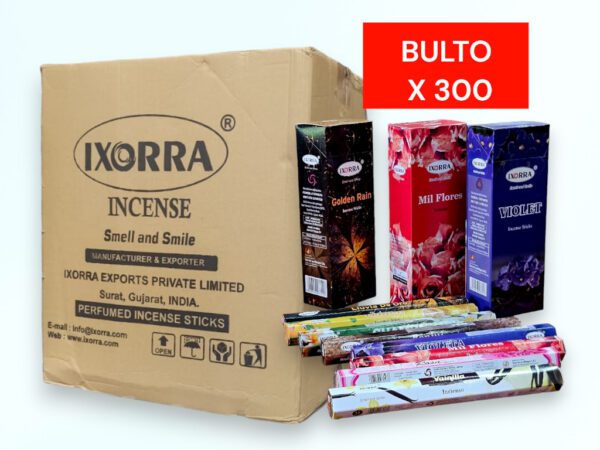SAH. HEXAGONAL IXORRA X1 - BULTO A PARTIR DE 50 CAJAS X6 surtido